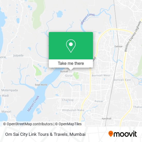 Om Sai City Link Tours & Travels map