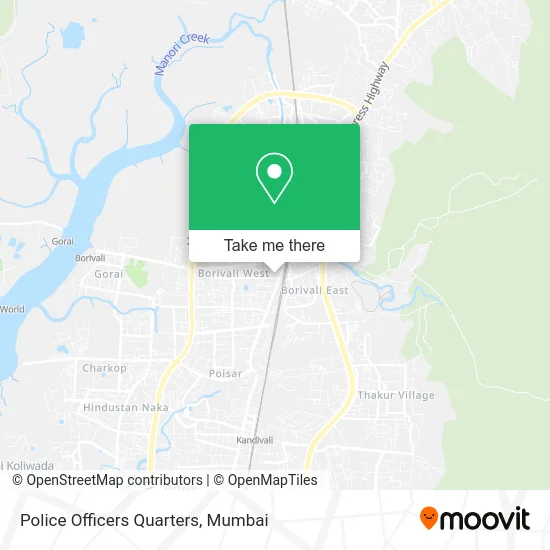 Police Officers Quarters map