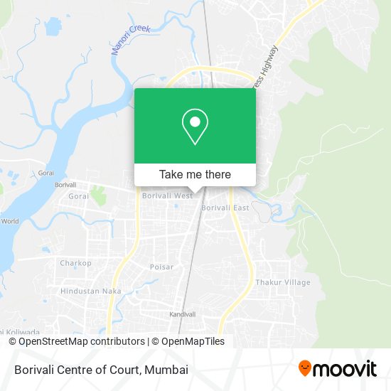 Borivali Centre of Court map