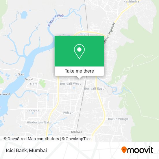 Icici Bank map