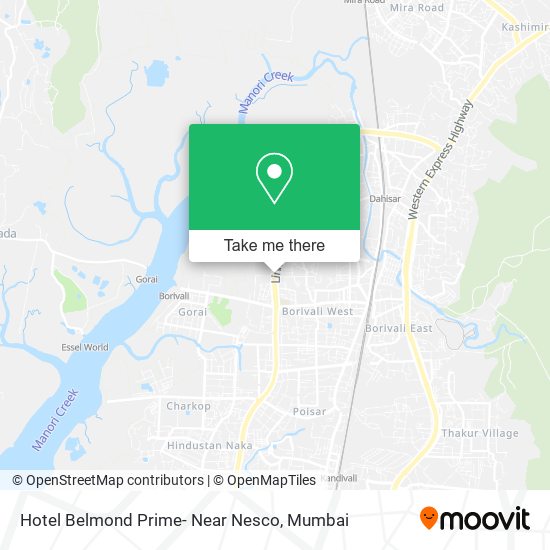 Hotel Belmond Prime- Near Nesco map