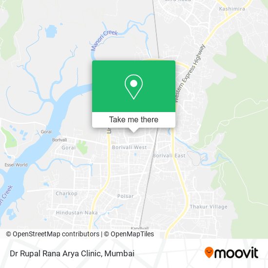 Dr Rupal Rana Arya Clinic map