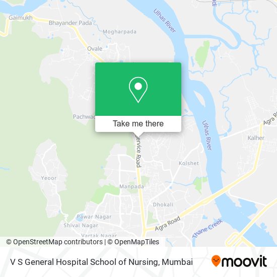 V S General Hospital School of Nursing map