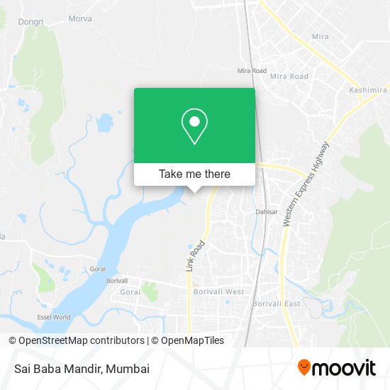 Sai Baba Mandir map