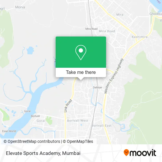 Elevate Sports Academy map