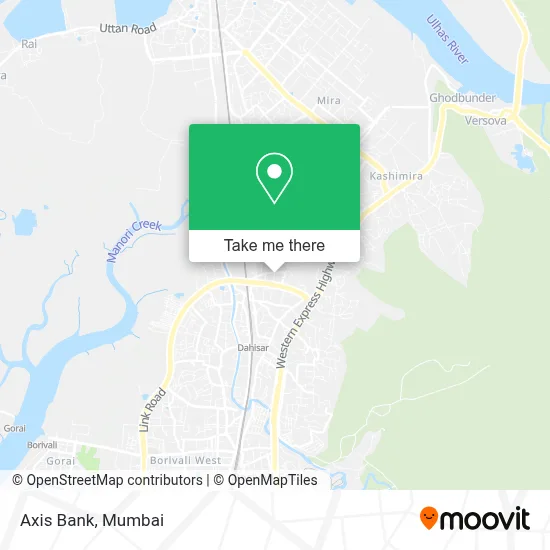 Axis Bank map