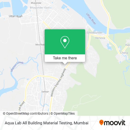 Aqua Lab All Building Material Testing map
