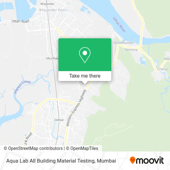 Aqua Lab All Building Material Testing map