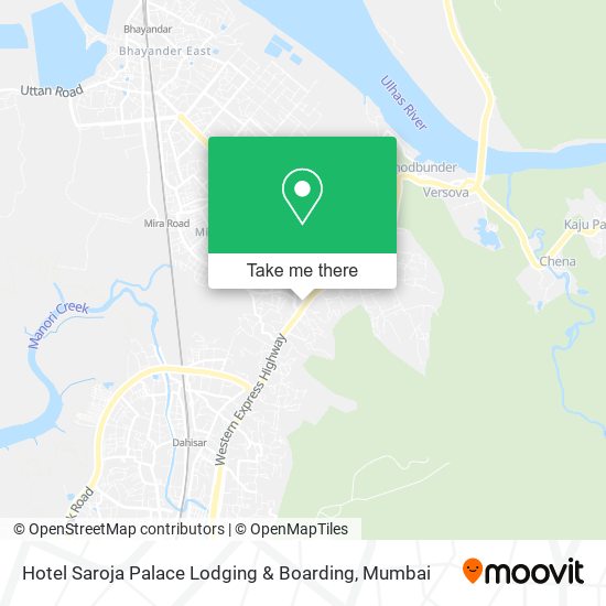 Hotel Saroja Palace Lodging & Boarding map