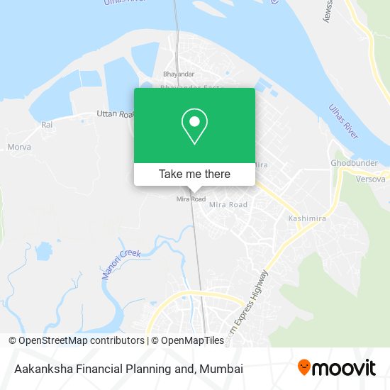 Aakanksha Financial Planning and map
