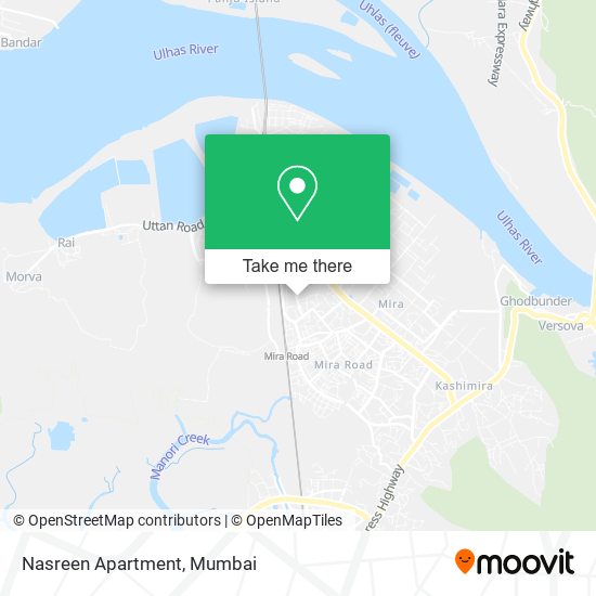 Nasreen Apartment map