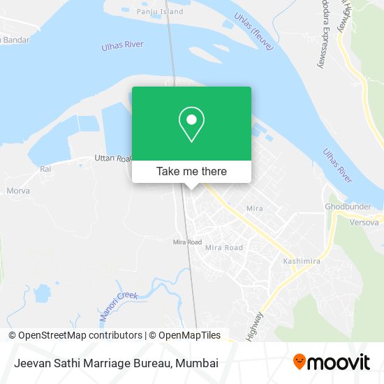 Jeevan Sathi Marriage Bureau map