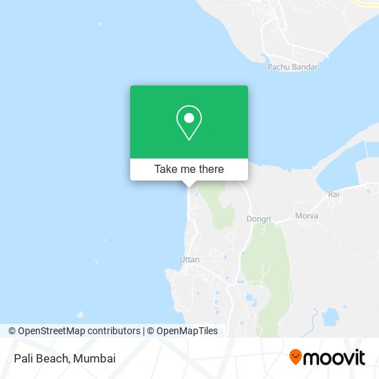 Pali Beach map