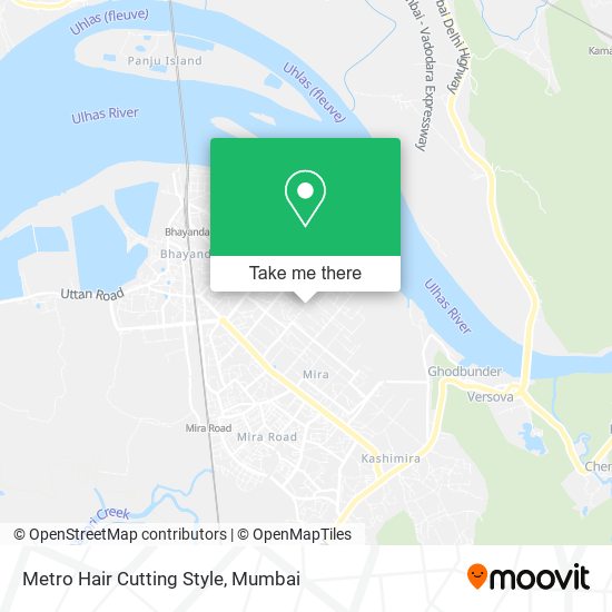 Metro Hair Cutting Style map