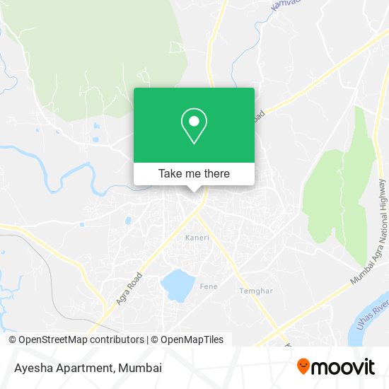 Ayesha Apartment map