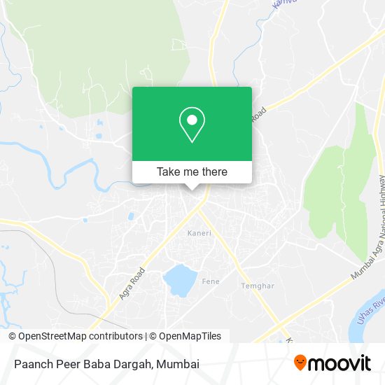 Paanch Peer Baba Dargah map