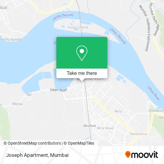 Joseph Apartment map