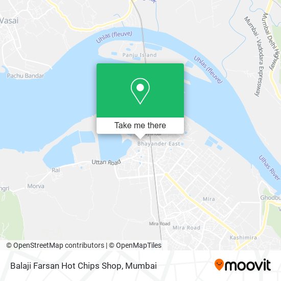 Balaji Farsan Hot Chips Shop map