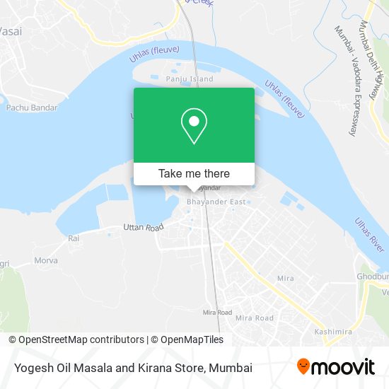 Yogesh Oil Masala and Kirana Store map