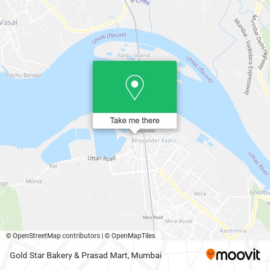 Gold Star Bakery & Prasad Mart map