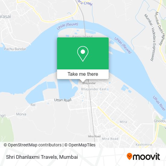 Shri Dhanlaxmi Travels map