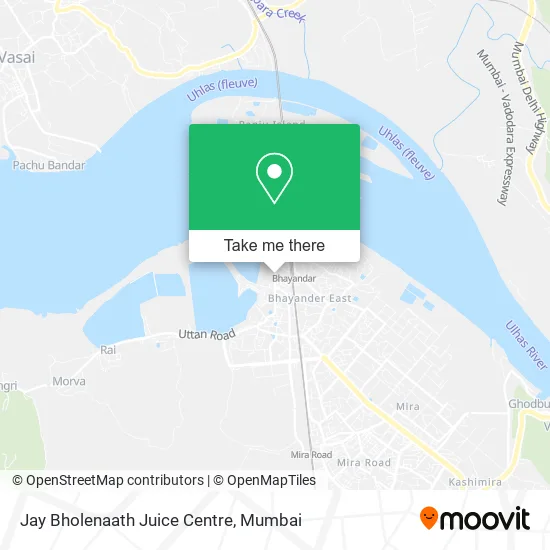 Jay Bholenaath Juice Centre map