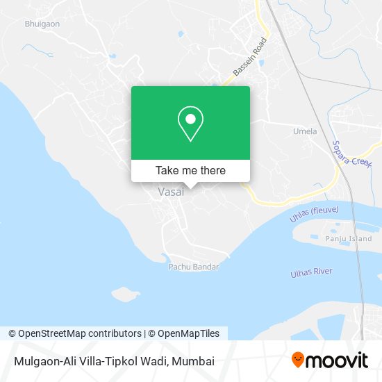 Mulgaon-Ali Villa-Tipkol Wadi map