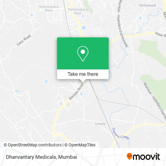 Dhanvantary Medicals map