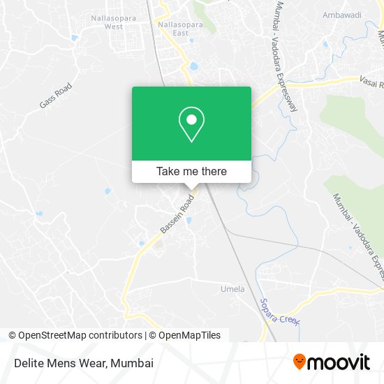 Delite Mens Wear map