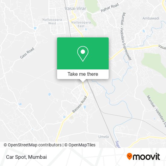 Car Spot map