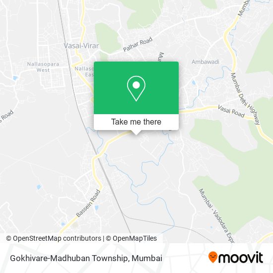 Gokhivare-Madhuban Township map