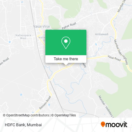 HDFC Bank map