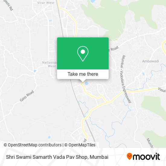 Shri Swami Samarth Vada Pav Shop map