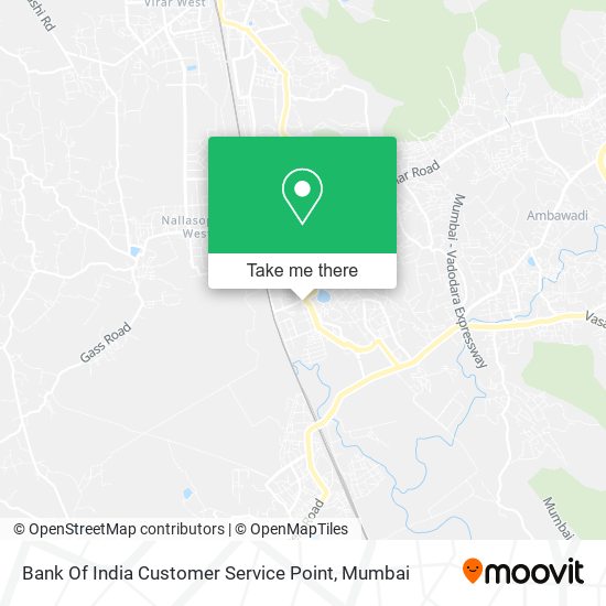 Bank Of India Customer Service Point map