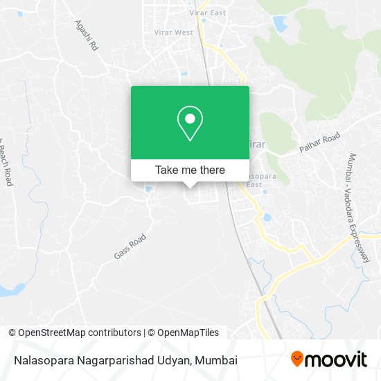 Nalasopara Nagarparishad Udyan map