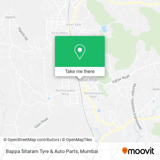 Bappa Sitaram Tyre & Auto Parts map