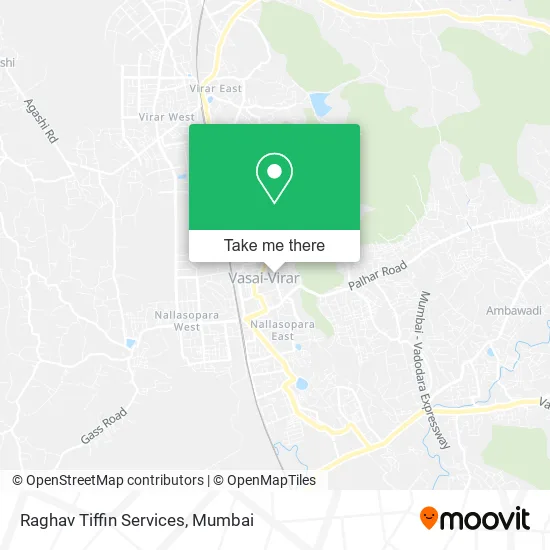 Raghav Tiffin Services map