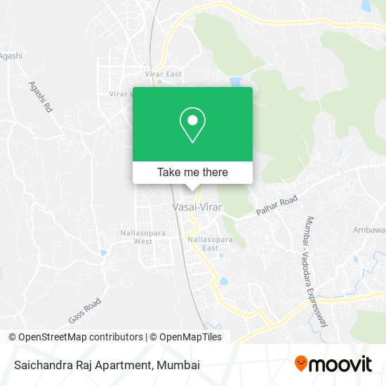 Saichandra Raj Apartment map