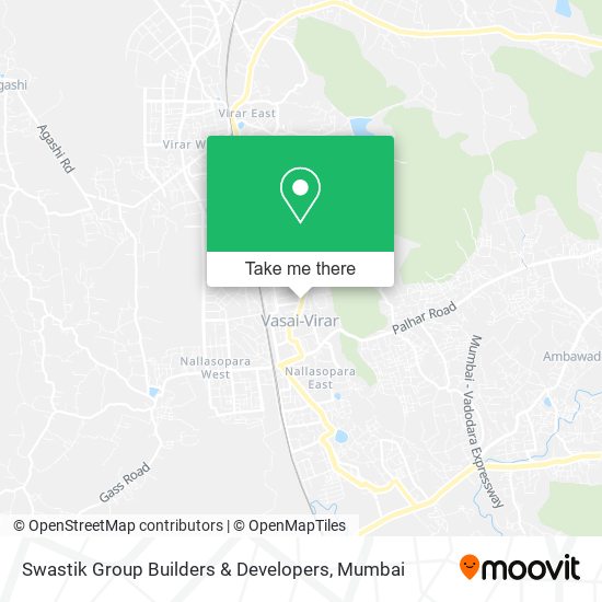 Swastik Group Builders & Developers map