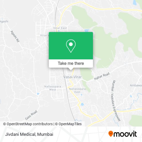 Jivdani Medical map