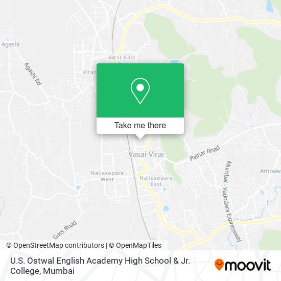 U.S. Ostwal English Academy High School & Jr. College map