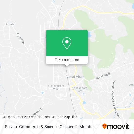 Shivam Commerce & Science Classes 2 map