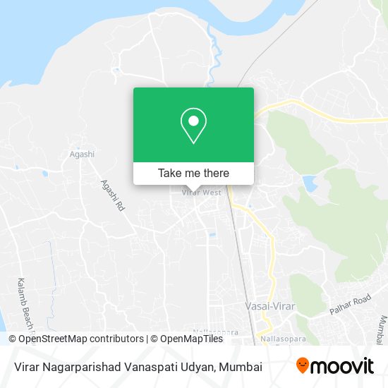 Virar Nagarparishad Vanaspati Udyan map