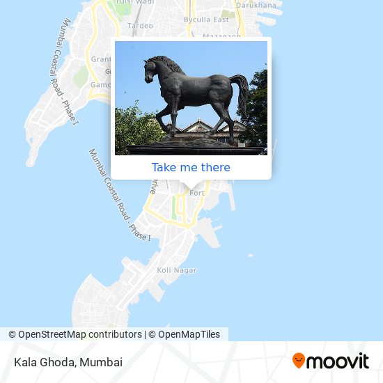 Kala Ghoda map