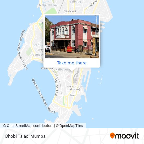 Dhobi Talao map