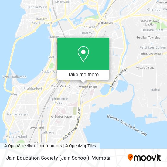 Jain Education Society (Jain School) map