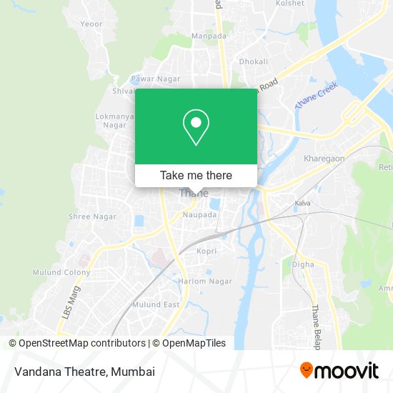 Vandana Theatre map