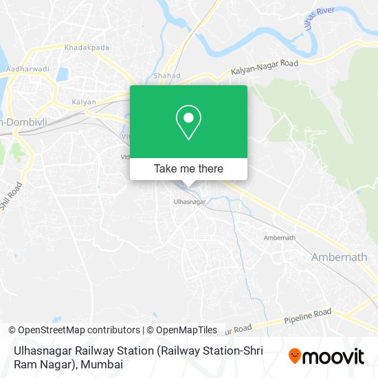 Ulhasnagar Railway Station (Railway Station-Shri Ram Nagar) map