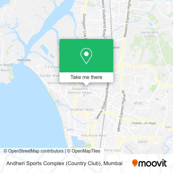 Andheri Sports Complex (Country Club) map