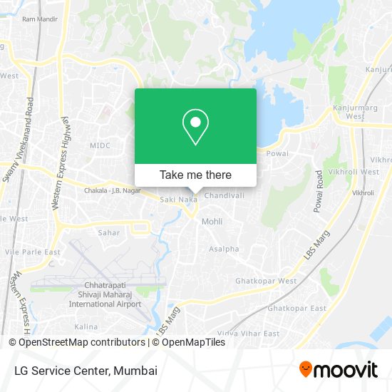 LG Service Center map